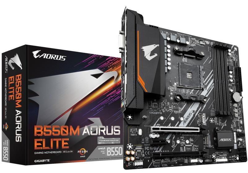 MB GIGABYTE AMD B550M AORUS ELITE - 4 | YEO