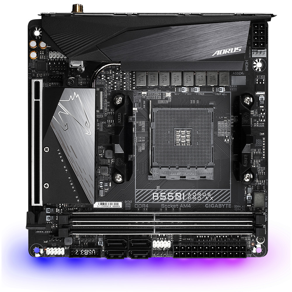 MB GIGABYTE B550I AORUS PRO AX AM4 - 1 | YEO