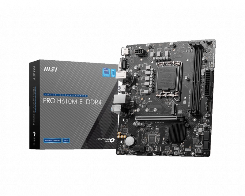 MB MSI PRO H610M-E LGA1700 DDR4 - 4 | YEO