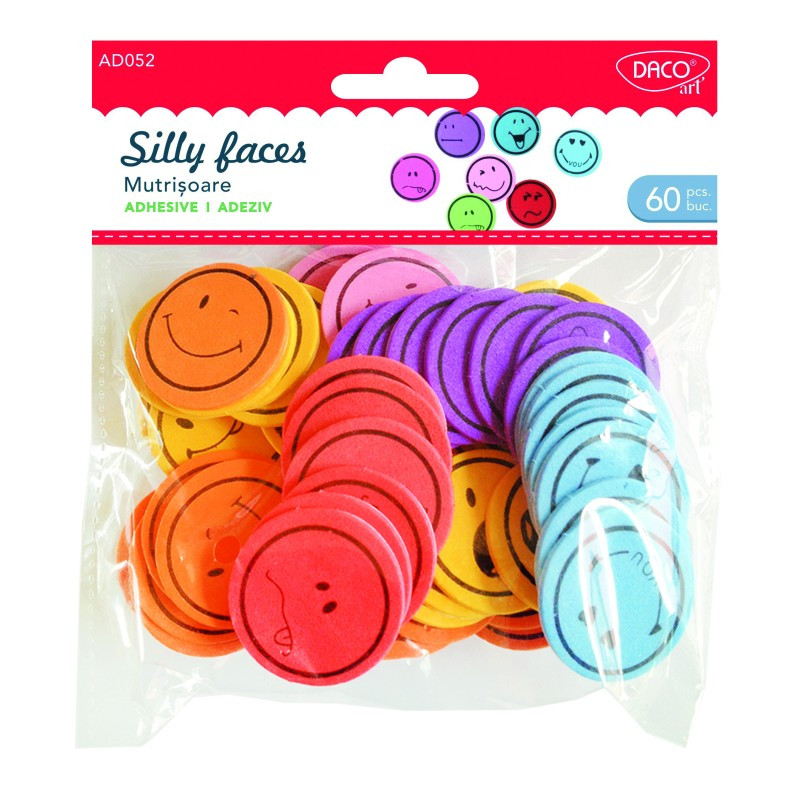 Mutrisoare din spuma autoadeziva - Accesorii craft Daco