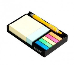 Notes autoadeziv cu suport, 76 x 76/76 x 25/45 x 12 mm, Stick