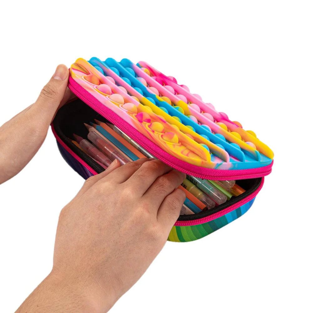 Penar cu fermoar ZIPIT ZIP & POP Storage Box - Rainbow Glow - 1 | YEO