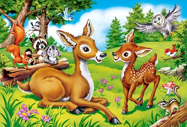 Puzzle 20 piese Maxi Dear Little Deer - 1 | YEO