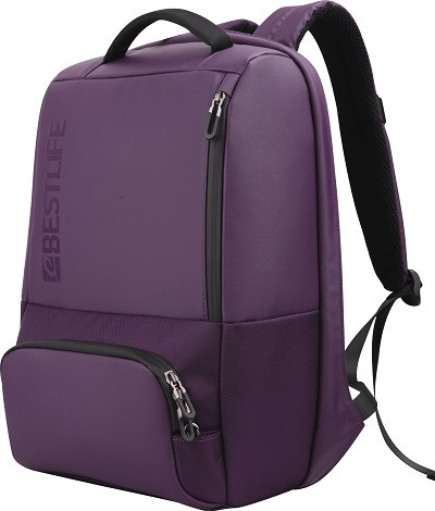 Rucsac BESTLIFE Neoton - bleumarin - laptop 16 inch, charge pentru USB si TypeC conectori