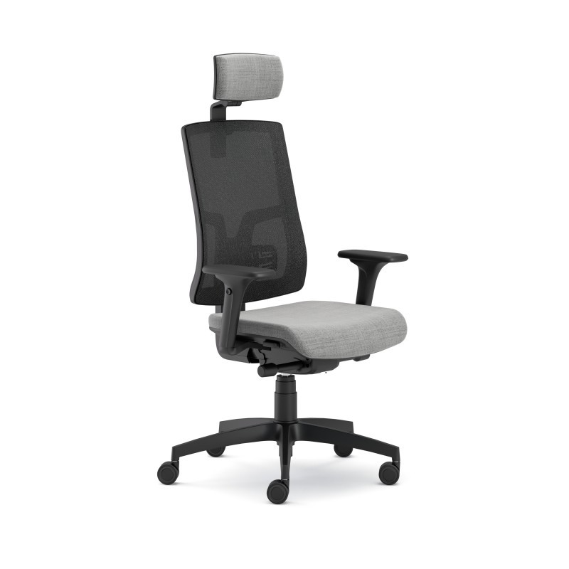 Scaun ergonomic Pure Black Mesh PDH - 2 | YEO