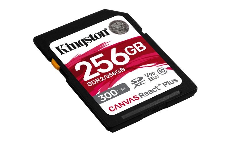 SD Card Kingston, 256GB, Canvas React Plus, SDHC Card - 2 | YEO