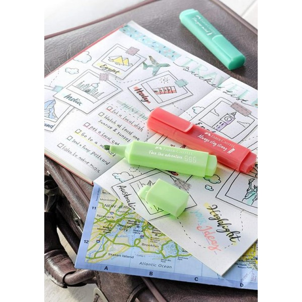 Set textmarkere Faber-Castell pastel. cutie carton, 8 buc/set - 1 | YEO