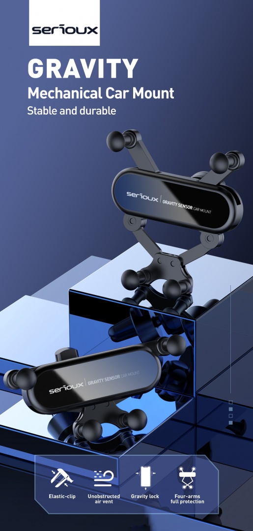 SUPORT AUTO TELEFON GRAVITY SERIOUX CH04 - 1 | YEO