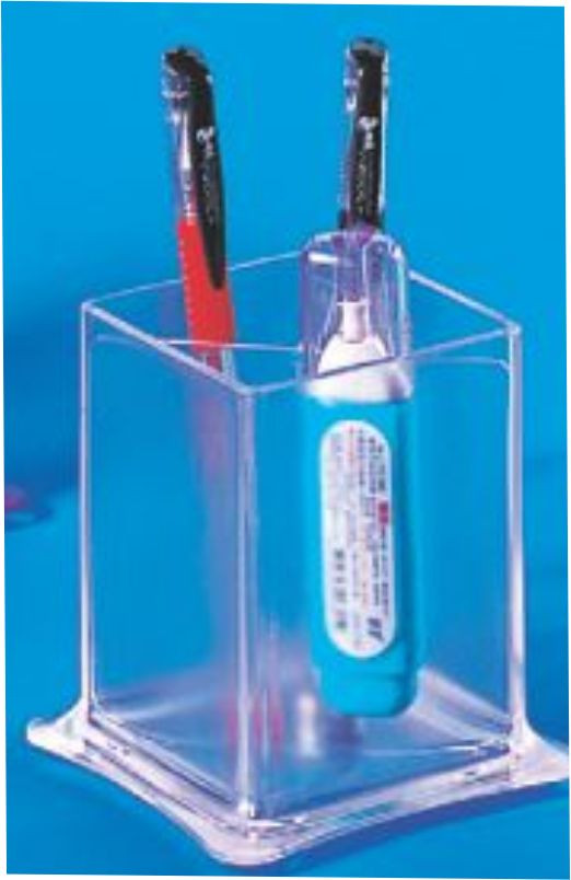 Suport plastic pentru instrumente de scris, 71 x 100 mm