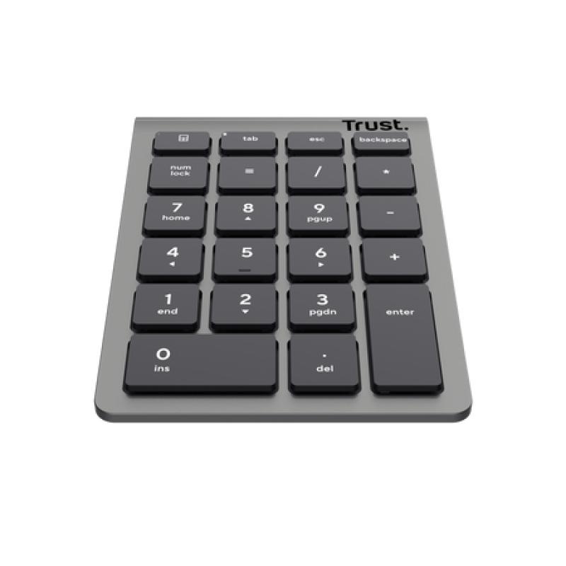 Tastatura Trust numerica Xalax WS, gri - 2 | YEO