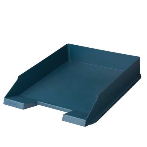 Tăviță corespondență Herlitz A4/C4 clasic plastic reciclat albastru petrol Blue Angel