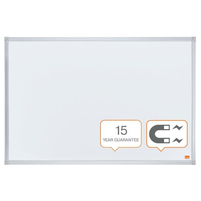 Whiteboard magnetic, ramă aluminiu, 150x100 cm, NOBO - 1 | YEO