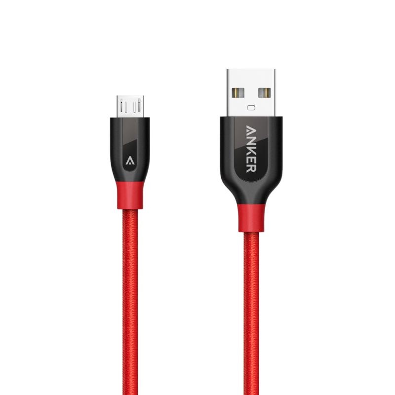Anker Cablu Premium microUSB 1m Red