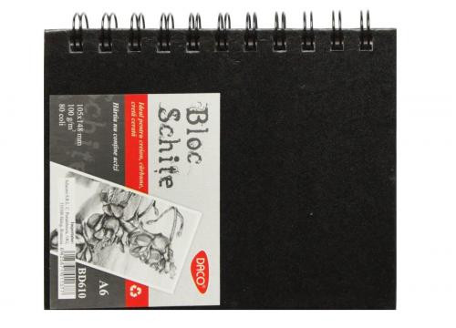 Bloc schite A6 DACO 100g 80f Bloc schite A6 DACO 100g 80f