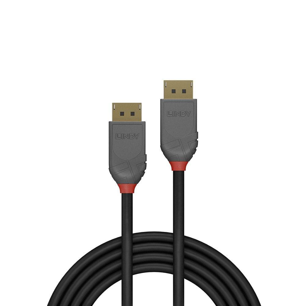 Cablu Lindy 1m DisplayPort 1.4, Anthra Line https://www.lindy.co.uk/cables-adapters-c1/audio-video-c107/1m- - 1 | YEO
