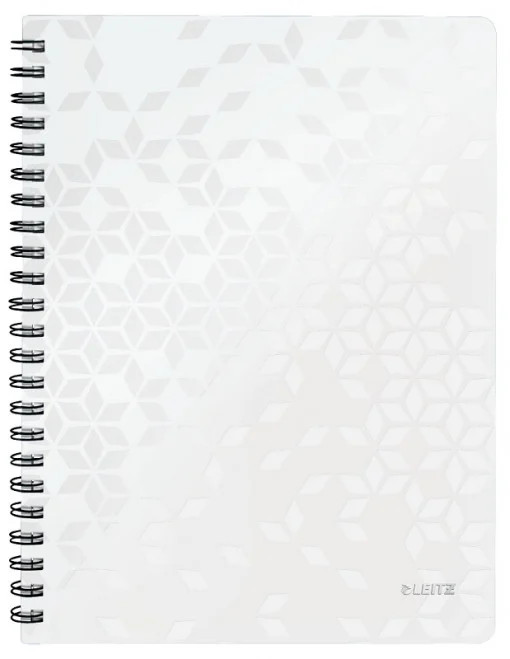 Caiet de birou Leitz WOW, PP, FSC, reciclabil, A4, 80 coli, cu spira, dictando - 3 | YEO