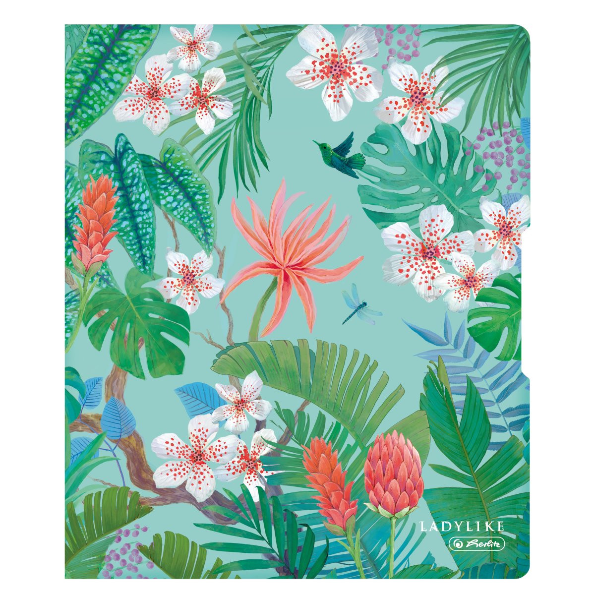 Caiet mecanic Herlitz A4 2 inele 16mm motiv Ladylike Jungle - 2 | YEO