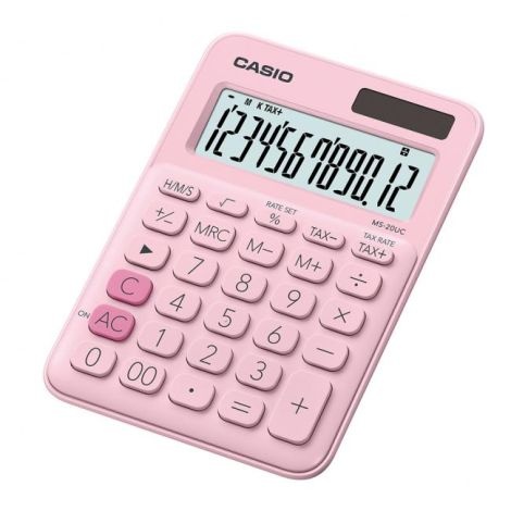 Calculator de birou Casio MS-20UC, 12 digits, 149.5 × 105 × 22.8 mm