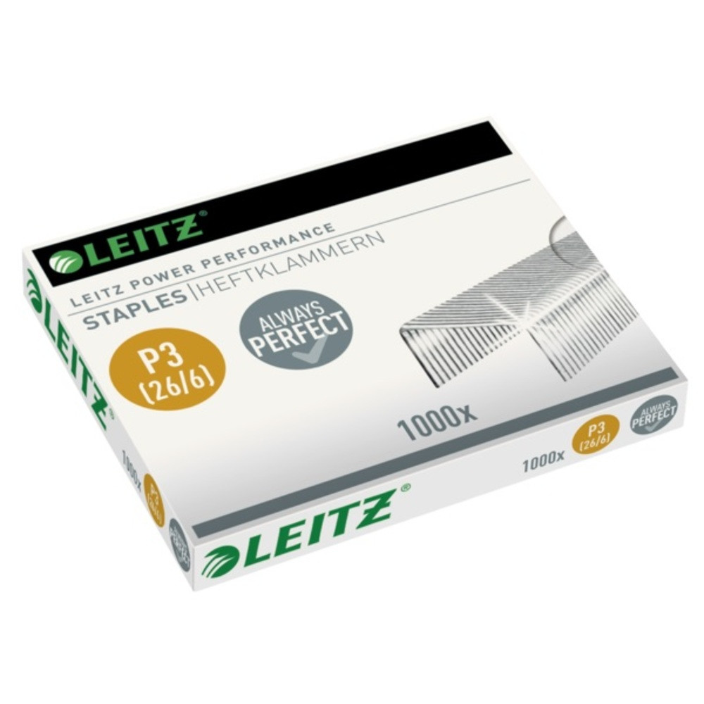 Capse Leitz Power Performance, 1000 buc/cutie, 26/6