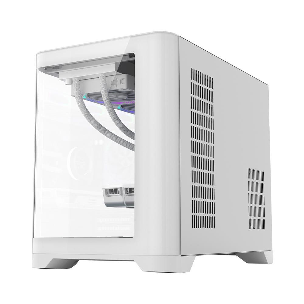 Carcasa 1STPLAYER Gaming UV6 WHITE - 4 | YEO