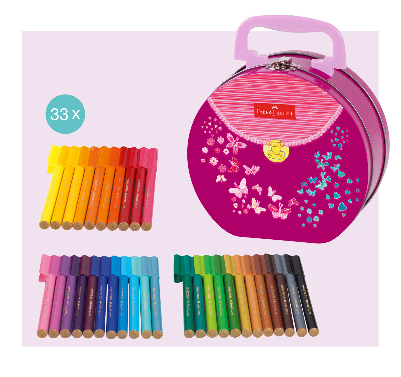 CARIOCA 33 CULORI CONNECTOR GENTUTA FABER-CASTELL - 2 | YEO