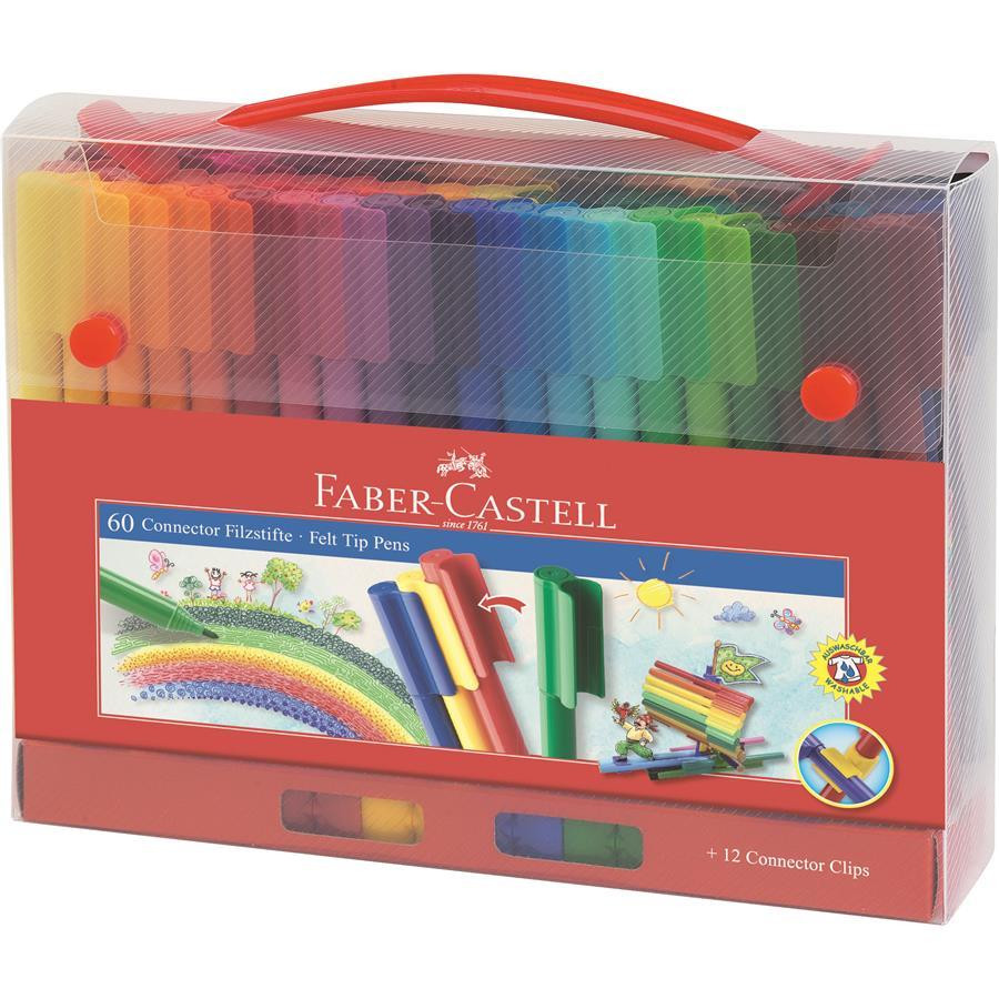 Carioca Faber-Castell 60/set Connector Cut Cadou Faber-Castell - 1 | YEO