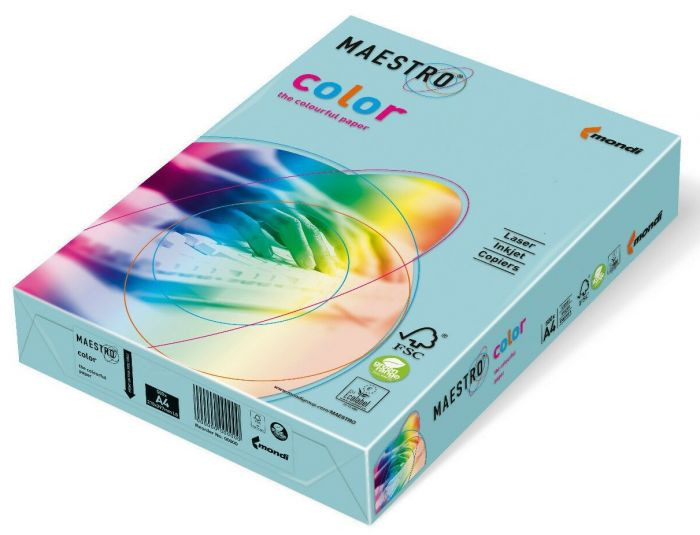 Carton color pentru copiator Maestro A4, 160g, 250/top - 2 | YEO