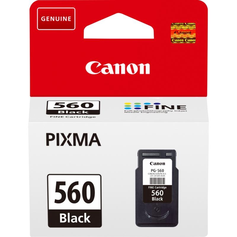 Cartus cerneala Canon PG-560, black, capacitate 7.5ml / 180 pagini, pentru PIXMA TS5350, PIXMA TS5351, - 2 | YEO