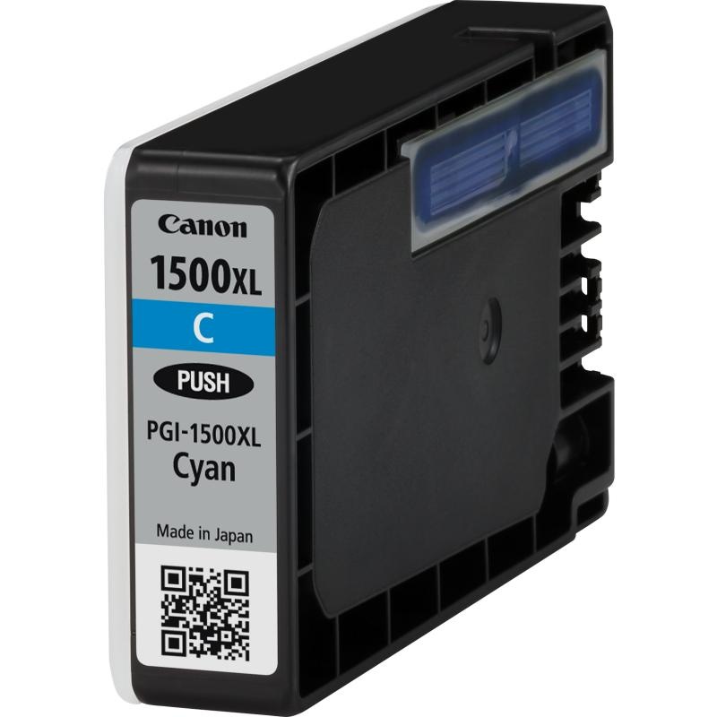 Cartus cerneala Canon PGI1500XLC, cyan, Dual Resistant High Density, capacitate 12ml / 1020 pagini, - 3 | YEO