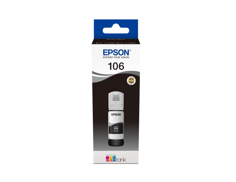 Cartus cerneala Epson 106 ECOTANK , black, capacitate 70ml, pentru L7160, L7180. - 1 | YEO