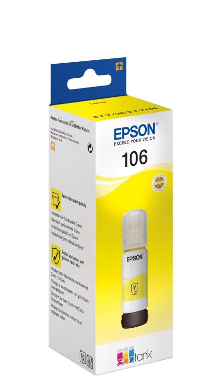 Cartus cerneala Epson 106 ECOTANK , yellow, capacitate 70ml, pentru L7160, L7180. - 3 | YEO