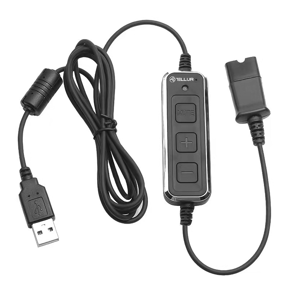 Casti Tellur Voice 510N USB, negru - 2 | YEO