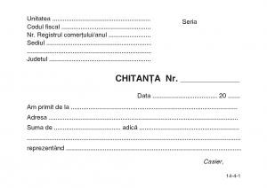 Chitanțier A6, 3 ex//set, 150 file RQ