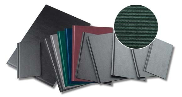 Coperti rigide A4, structura panzata, 20 buc/set, Metal-BIND OPUS Classic- albastru