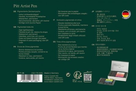 Cutie 12 culori Faber-Castell Pitt Artist Pen Cities Paris - 1 | YEO