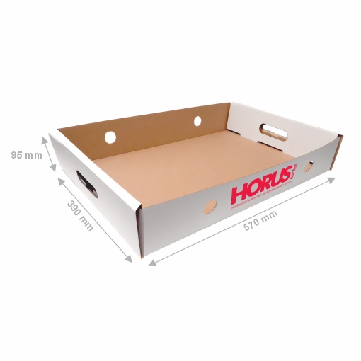 Cutie carton lădiță, 570x390x95 mm