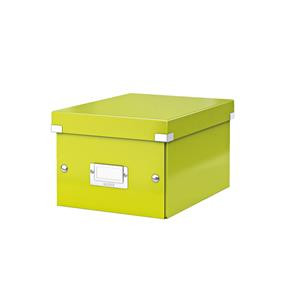 Cutie depozitare carton laminat Leitz Click & Store Mica A5 cu suport etichetă - 3 | YEO