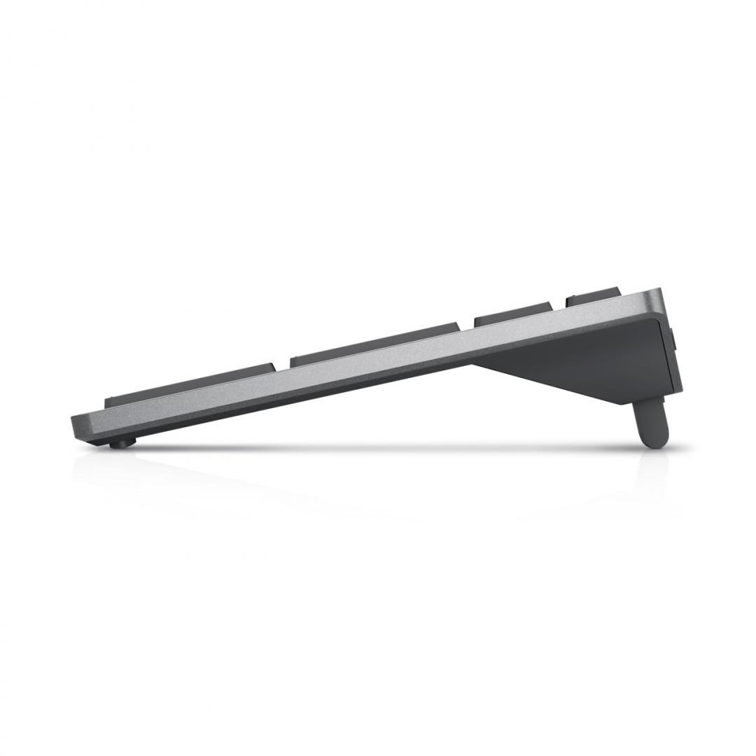 Dell Compact Multi-Device Wireless Keyboard – KB740, COLOR: Titan Gray, CONNECTIVITY: Wireless - 2.4GHz - 2 | YEO