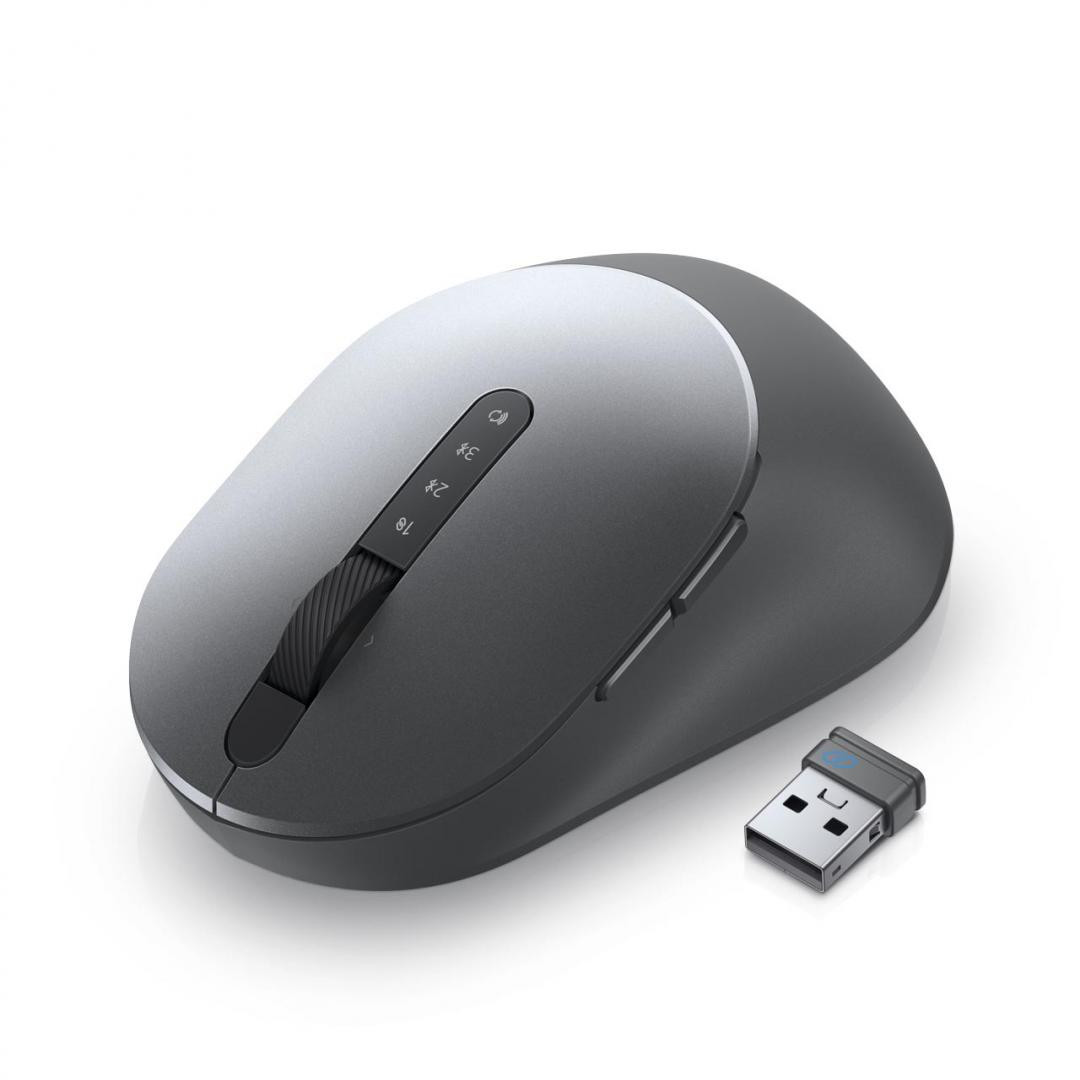 Dell Mouse MS5320, Wireless, 7 buttons, Wireless - 2.4 GHz, Bluetooth 5.0, Movement Resolution 1600