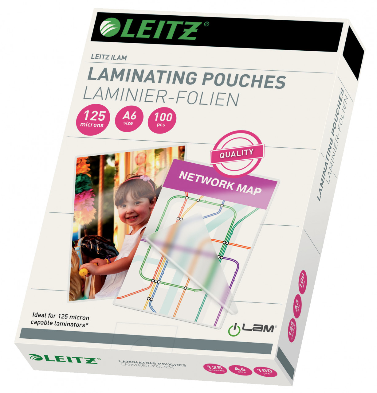Folie Standard pentru laminare, A6 - 125 microni, 100 folii/cutie