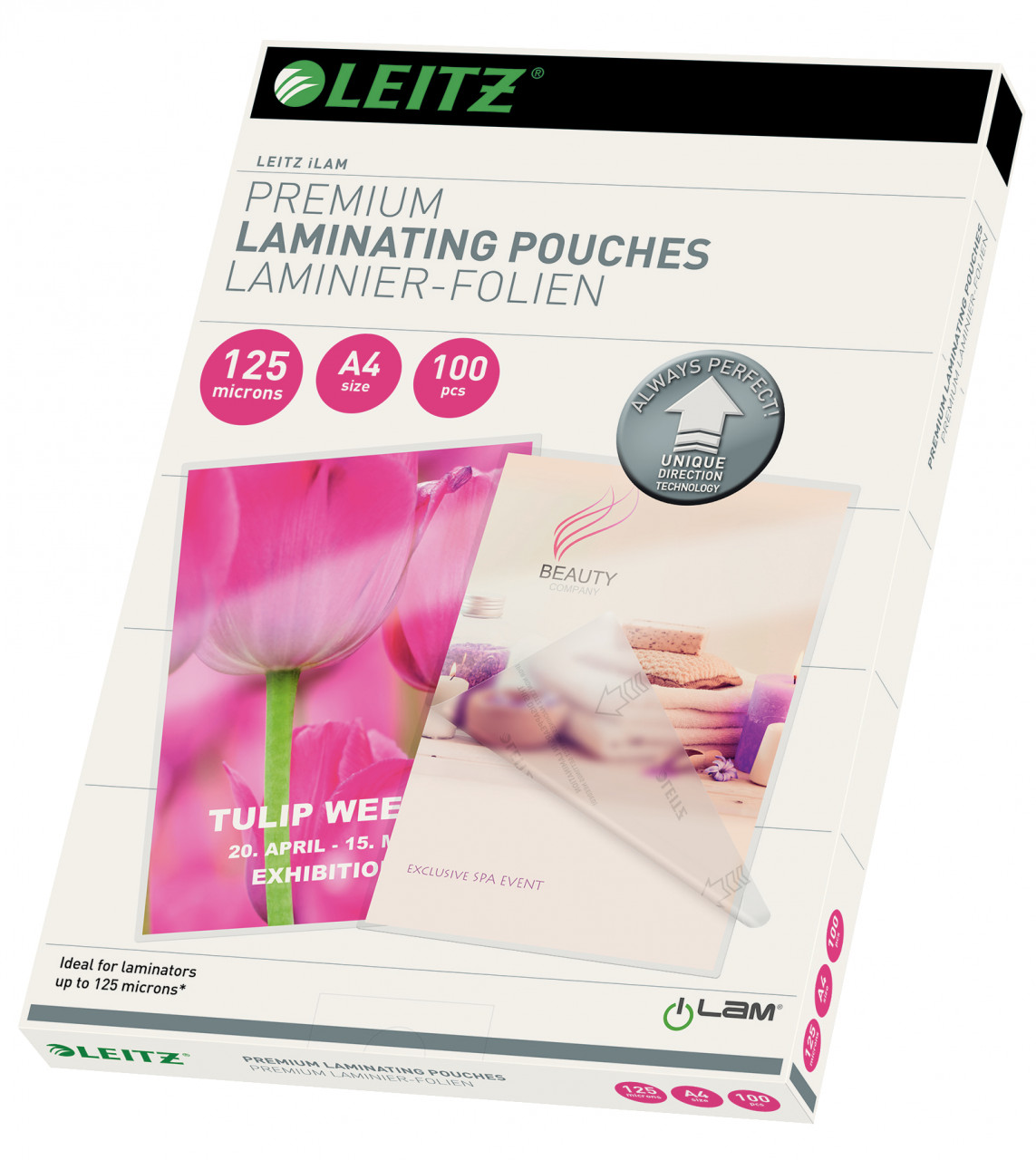 Folie UDT pentru laminare la cald, A4, 125 microni, 100 folii/top