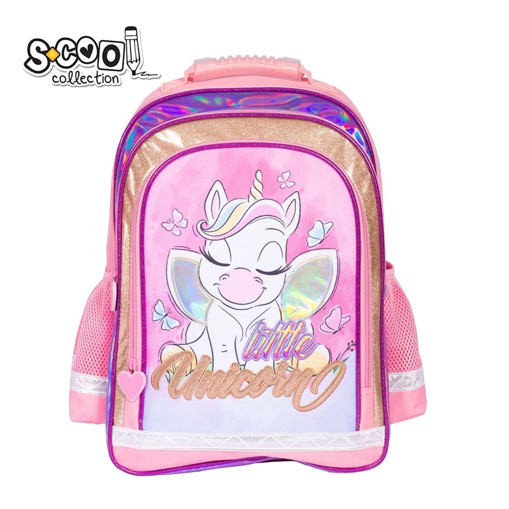 Ghiozdan Ergonomic LITTLE UNICORN, 40.5x29x13.5 Cm - S-COOL