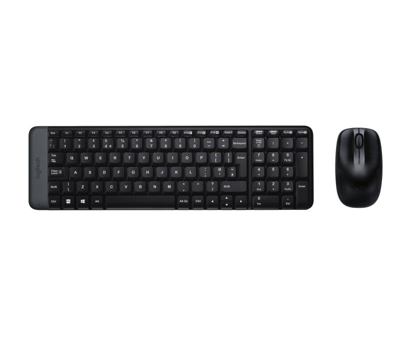 Kit wireless Logitech MK220, negru - 3 | YEO