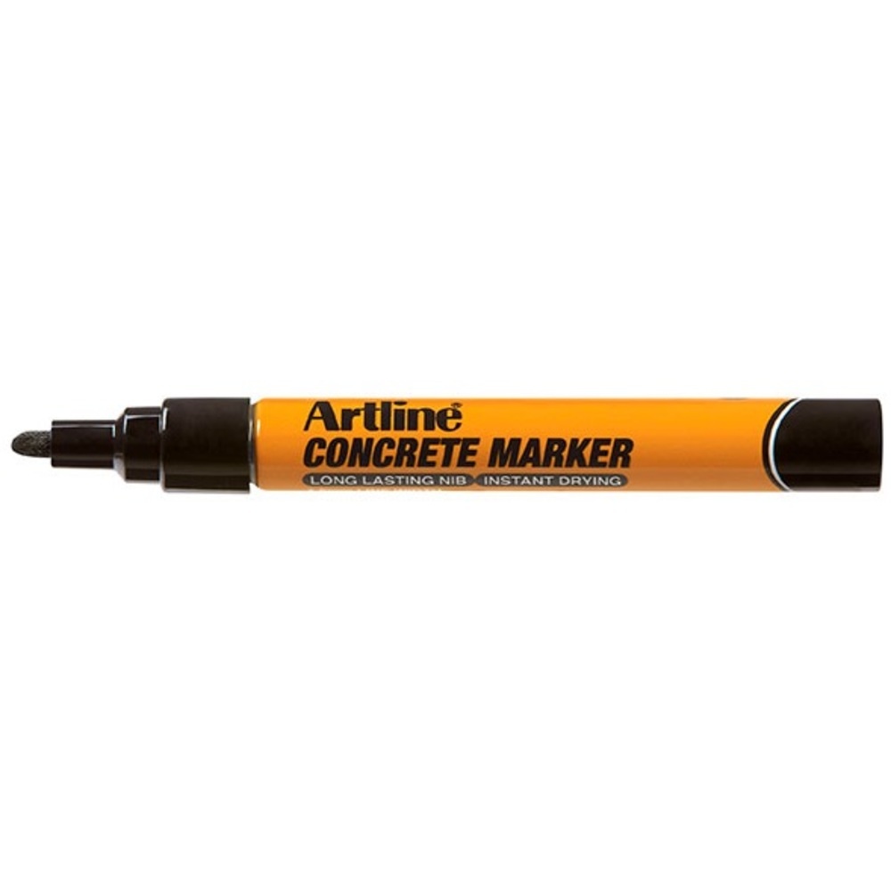 Marker pentru beton, corp plastic, vârf rotund 1.5mm - negru, ARTLINE