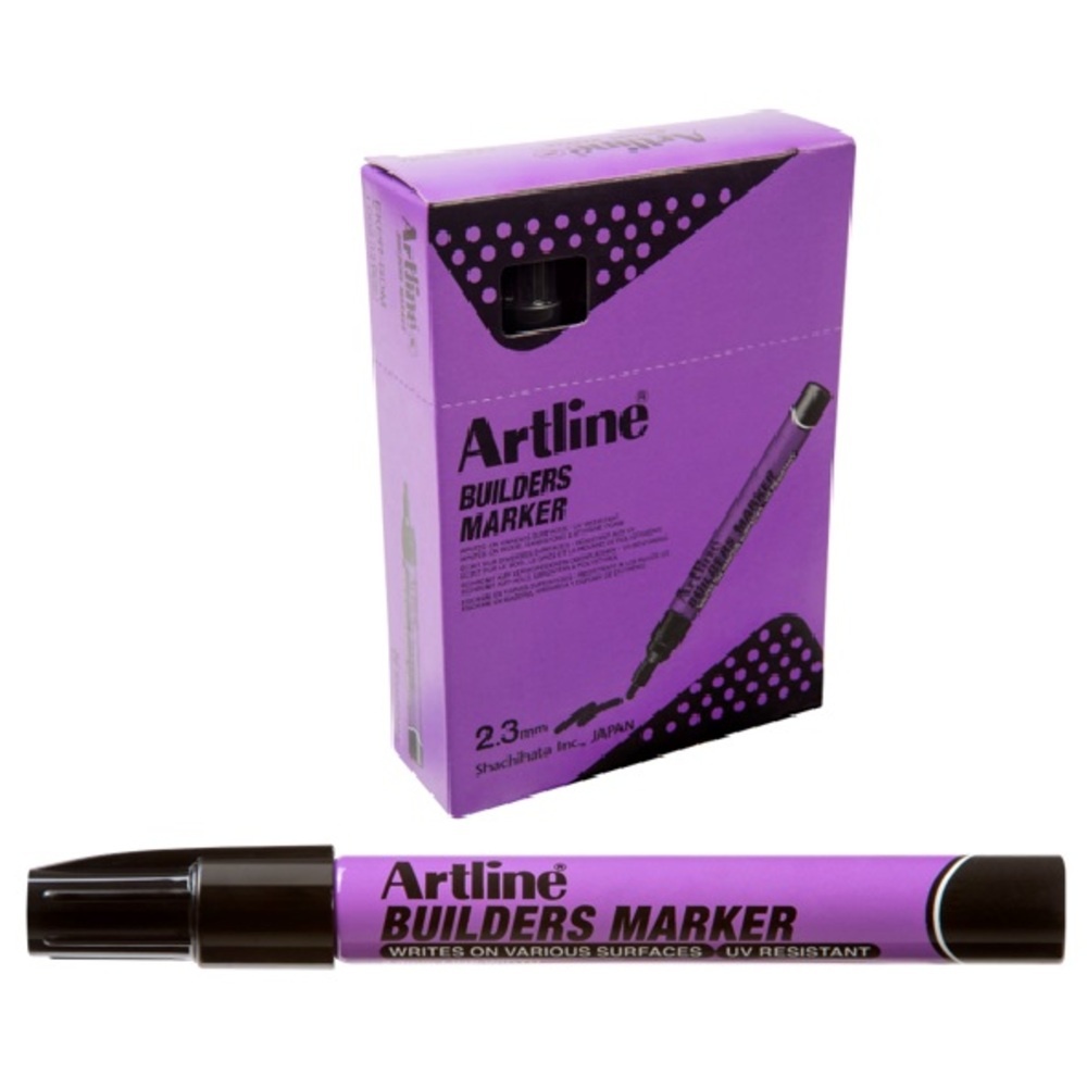 Marker pentru constructori Artline, corp plastic, vârf rotund 2.3mm - 1 | YEO