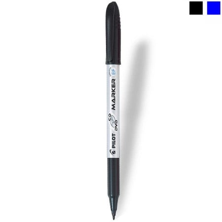 Marker permanent pentru CD/DVD Begreen pilot, negru