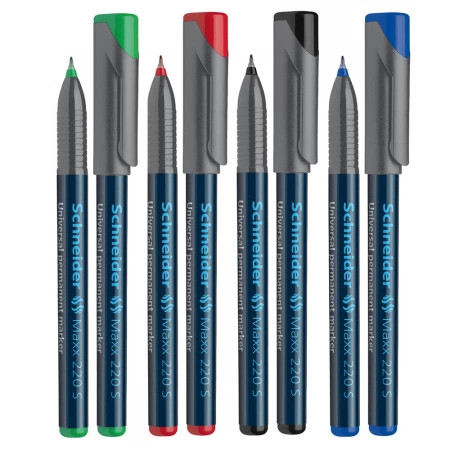 Marker universal permanent Schneider Maxx 220 S, vârf 0.4mm