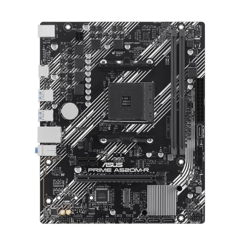 MB ASUS PRIME A520M-R AM4 - 4 | YEO