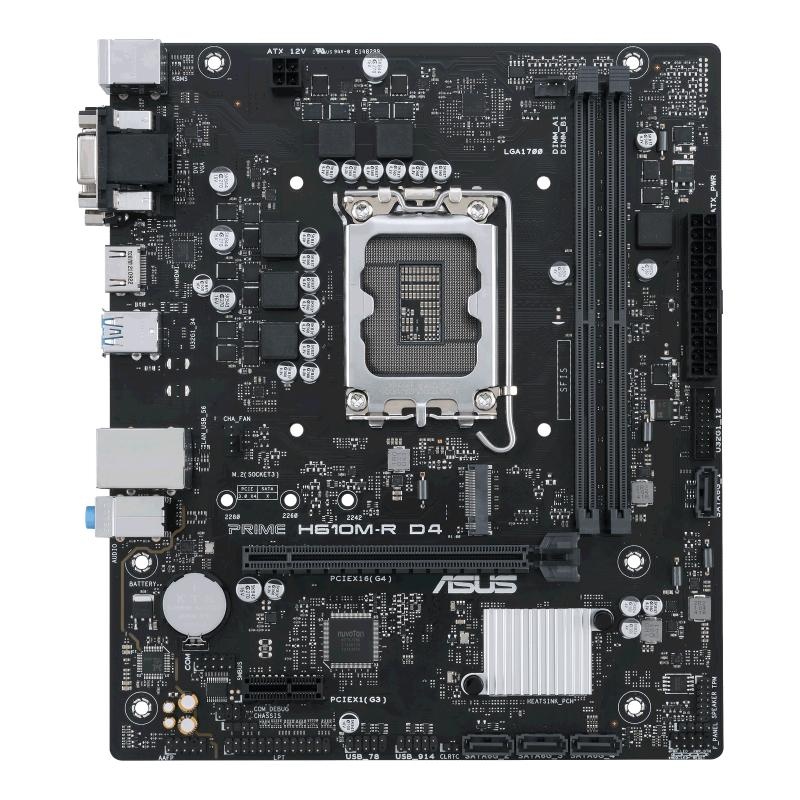 MB ASUS PRIME H610M-R D4 LGA 1700 - 4 | YEO
