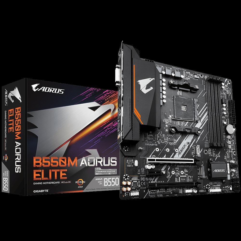 MB GIGABYTE AMD B550M AORUS ELITE - 1 | YEO